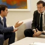Albert Rivera y Mariano Rajoy