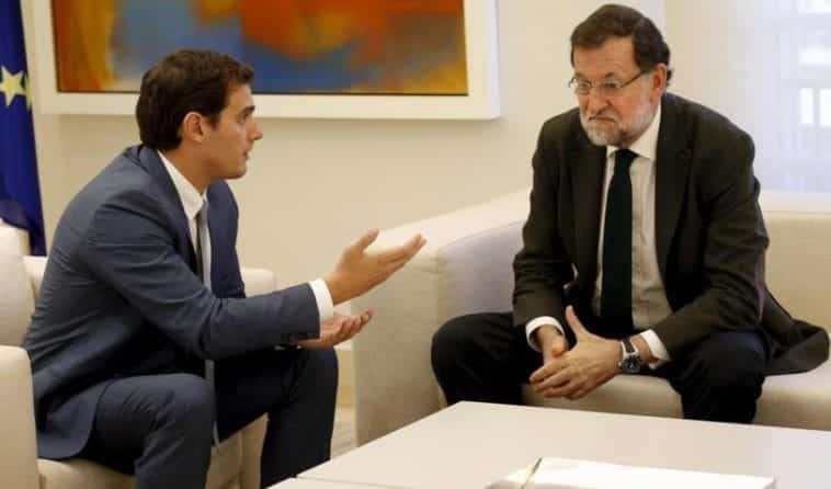 Albert Rivera y Mariano Rajoy