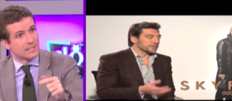 Pablo Casado insulta a Javier Bardem